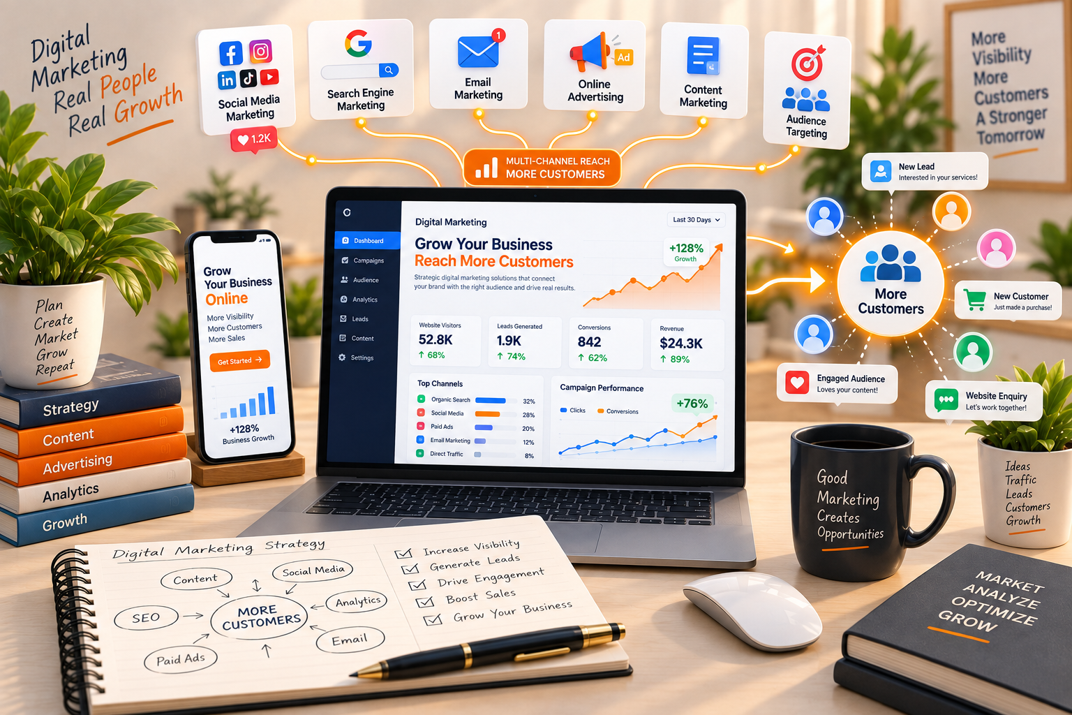 How Digital Marketing Can Help Your Business Reach More Customers